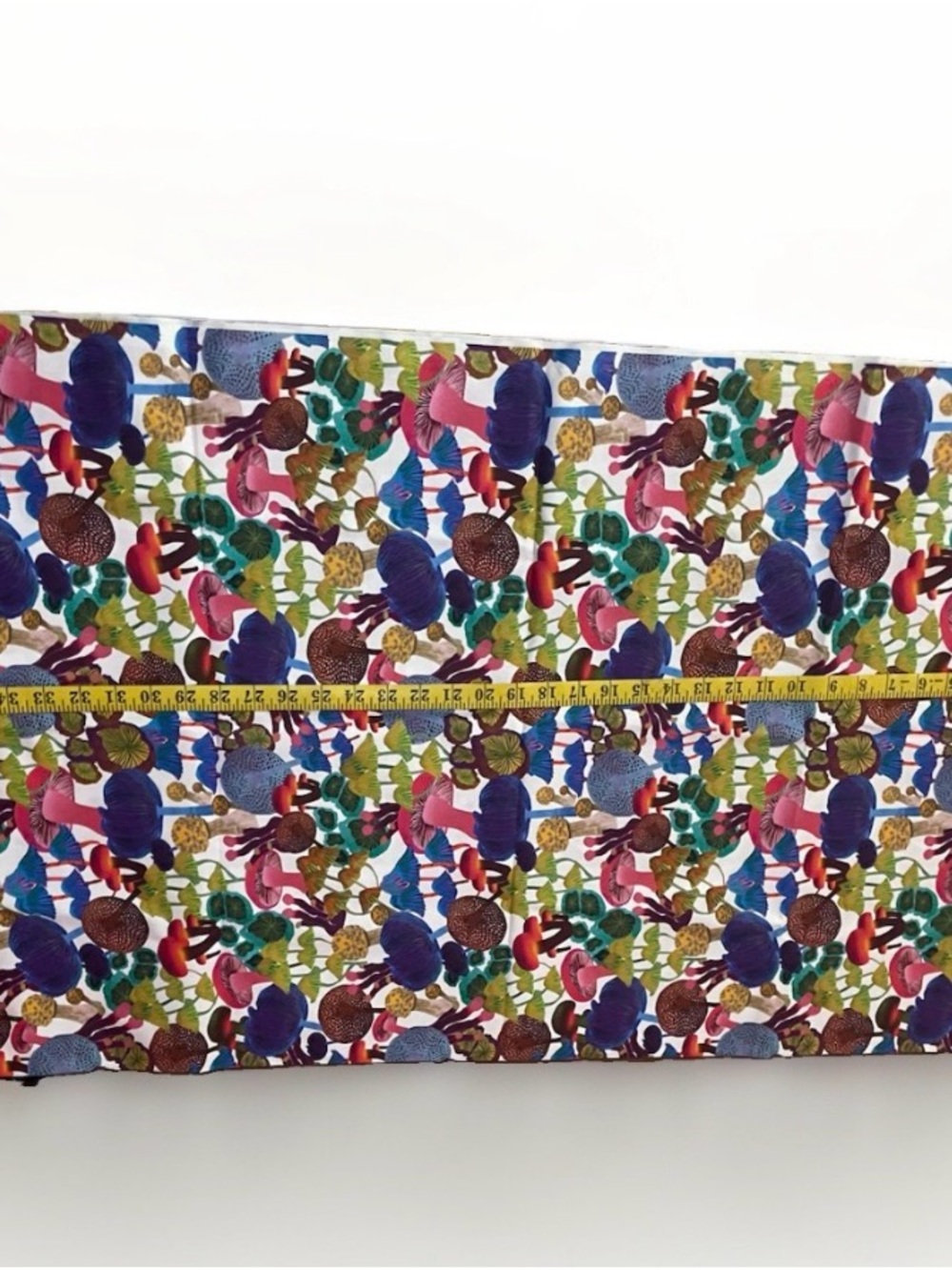Benartex Modern Mushrooms "Fungal Forest" White/Multi Quilting Cotton